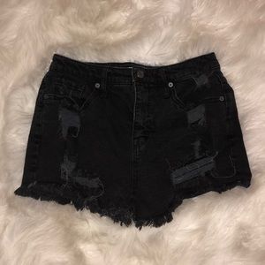 High waisted shorts